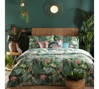furn. Amazonia Rainforest Reversible Duvet Cover Set - Tropical Jungle Print