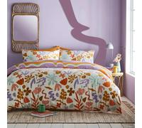 Furn Amelie Floral Duvet Cover Set - Multicoloured - King - Multicoloured - 50% Cotton/50% Polyester
