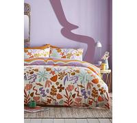 furn. Amelie Reversible Duvet Cover Set White