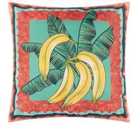 furn. Anemone Bananas Printed Outdoor Cushion - Durable, Water-Resistant & Reversible for Year-Round Use (Polyester Filled, 45x45cm)
