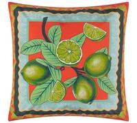 furn. Anemone Limes Printed Outdoor Cushion Cover - Durable, Water-Resistant & Reversible for Year-Round Use (Cover Only, 45x45cm)