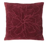 Furn. Angeles Floral Cotton Velvet Feather Filled Cushion
