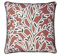 Furn Annika Floral Cushion In Red Red 50cm x 50cm