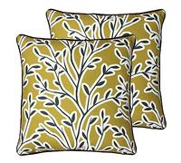 furn. Annika Floral Feather Filled Cushion - Twin Pack
