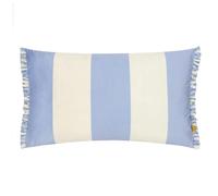 Furn Araya Velvet Striped Cushion Cover - Blue - Blue - 30cm x 50cm