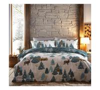 Furn Arcticus Arctic Animals Duvet Cover Set - Blue - Blue - Double