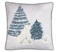 Furn. Arcticus Noel Embroidered Polyester Filled Cushion