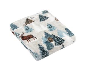 furn. Arcticus Winter Soft Fleece Christmas Throw | 130 x 150 cm