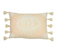 furn. Ashram Eye Cushion Cover, Polyester, Blush