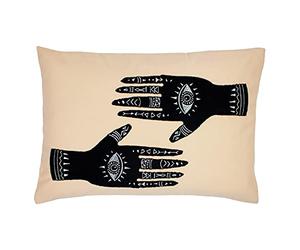 furn. Ashram Hands Cushion Cover, Blush, 35 x 50cm