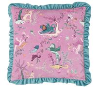 Furn Athena Mythological Ruffle Trim Polyester Filled Cushion | Size: 45 cm x 45 cm Furn Multicolor 45 cm x 45 cm