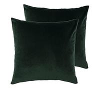 furn. Aurora Polyester Filled Cushions (Twin Pack). Polyester, Emerald