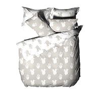 furn. Be Kind King Size Grey Abstract Duvet Cover Set - Wilko