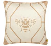 Furn Bee Deco Geometric Cushion Cover - Champagne - Champagne - 43cm x 43cm