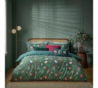 furn. Beetalis Duvet Cover Set - Reversible Iridescent Starry Night Beetle Easy Care Bedding (Multicolour - King - 230x220cm)