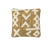 Furn Camfa Braided Tufted Jute Cushion In Natural Natural 45cm x 45cm