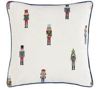 Furn. Christmas Nutcracker Embroidered Cushion Cover