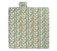 Furn. Citrus Stripes Multicolour Picnic Blanket