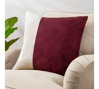 Furn . Coba Washed Velvet Polyester Filled Cushion In Red Red