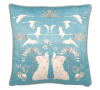 Furn. Colony Palm Botanical Velvet Cushion Cover