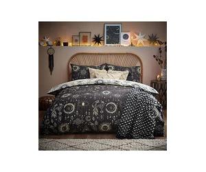 Furn Constellations Monochrome Duvet Set Black