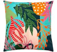 Furn Coralina Floral Outdoor Cushion Cover - Multicoloured - One Size - Multicoloured - 100% Polyester