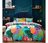 Furn. Coralina Tropical Palm Reversible Duvet Cover Set