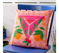 furn. Cosmo O' Clock Abstract Polyester Filled Outdoor Cushion
