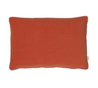 Furn. Cosmo Pom-Pom Rectangular Velvet Polyester Filled Cushion