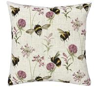 furn. Country Bee Garden Cushion Cover, Multi, 43 x 43cm