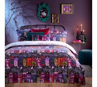 Furn. Creepy Town Reversible Duvet Set, Single, Multicolour