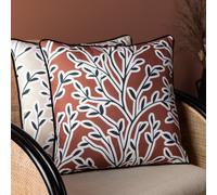 furn. Annika Polyester Filled Cushion, Brick, 50 x 50cm