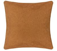 Furn Dawn Piping Detail Textured Cushion Cover - Brick - 45cm x 45cm - Brick - 100% Polyester
