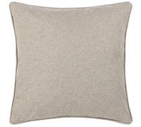 furn. Dawn Polyester Filled Cushion - Soft Textured Neutral Tone Piped Edge Pillow (Grey - 45x45cm)