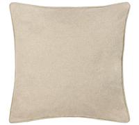 furn. Dawn Polyester Filled Cushion - Soft Textured Neutral Tone Piped Edge Pillow (Natural - 45x45cm)