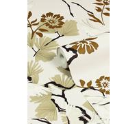 Majestic Tropical Printed Wallpaper - Natural