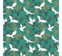 Furn Demoiselle Wallpaper - Jade - One Size - Jade - 100% Mixed