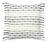 furn. Dhadit Polyester Filled Cushion, Cotton, Polyester, Natural/Grey