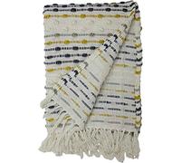 Furn Throw Dhadit – Polyester, Ochre, 130 x 180 cm