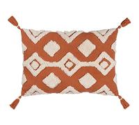 Furn. Dharma Polyester Filled Cushion Brick, Orange