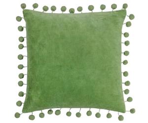 furn. Dora Square Cushion Cover, Leaf Green, 45 x 45cm