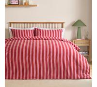 Furn Dual Tone Striped Reversible Duvet Cover Set | Various Colours