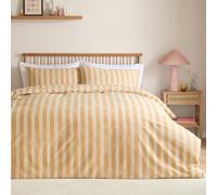 Furn Dual Tone Striped Reversible Duvet Cover Set | Various Colours