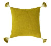 Furn Eden Slub Cushion Cover - Moss - 45cm x 45cm - Moss - 100% Cotton