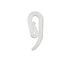 Furn Essentials Pencil Pleat Curtain Lining Hooks White 24pcs