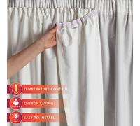 Furn Essentials Pencil Pleat Curtain Lining Thermal W:163xL:221cm for W:168xL:229cm Curtains