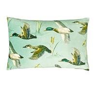 furn. Evans Lichfield Country Duck Pond Cushion Cover, Polyester, Mint