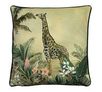 furn. Evans Lichfield Manyara Feather Filled Cushion, Polyester, Giraffe