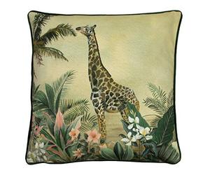 furn. Evans Lichfield Manyara Feather Filled Cushion, Polyester, Giraffe