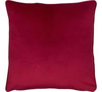 furn. Evans Lichfield Opulence Feather Filled Cushion, Polyester, Scarlet